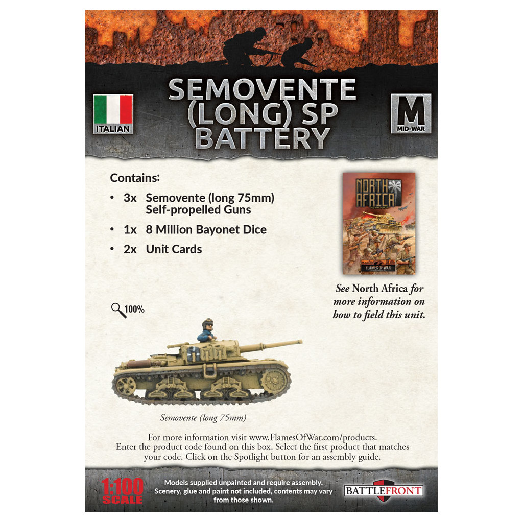 Flames of War - Semovente (Long) SP Battery