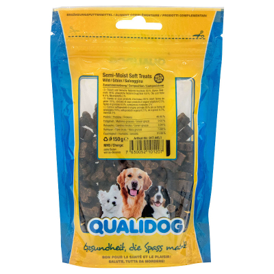 QUALIDOG Hundeleckerli Semi-Moist Wild 150g