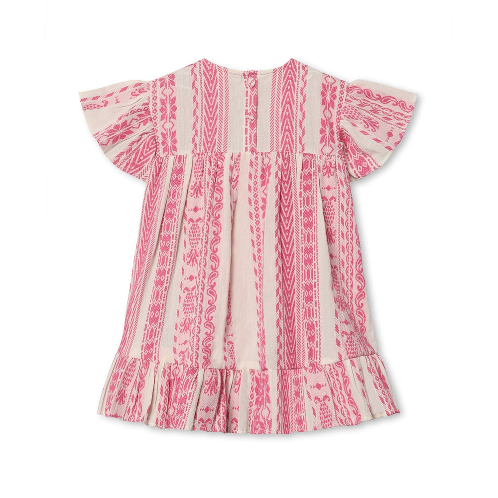 Køb Fliink Cloud Dancer Pink Stripe Addie Kjole