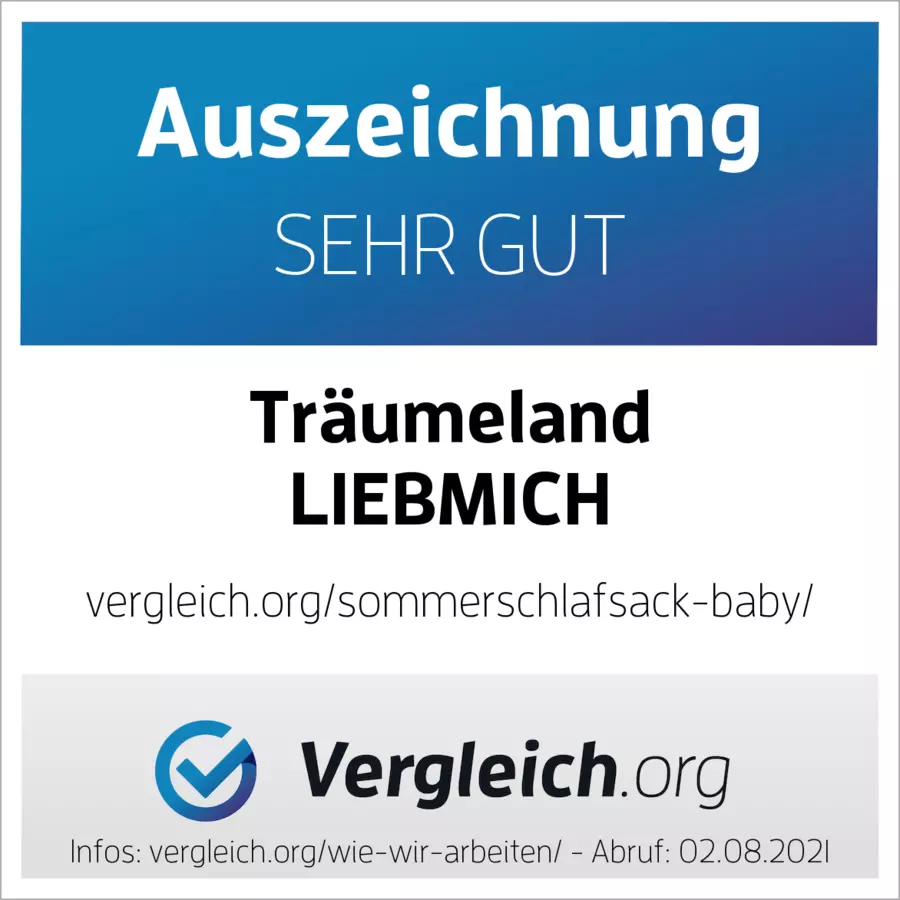Träumeland Sommerschlafsack LIEBMICH Musselin braun