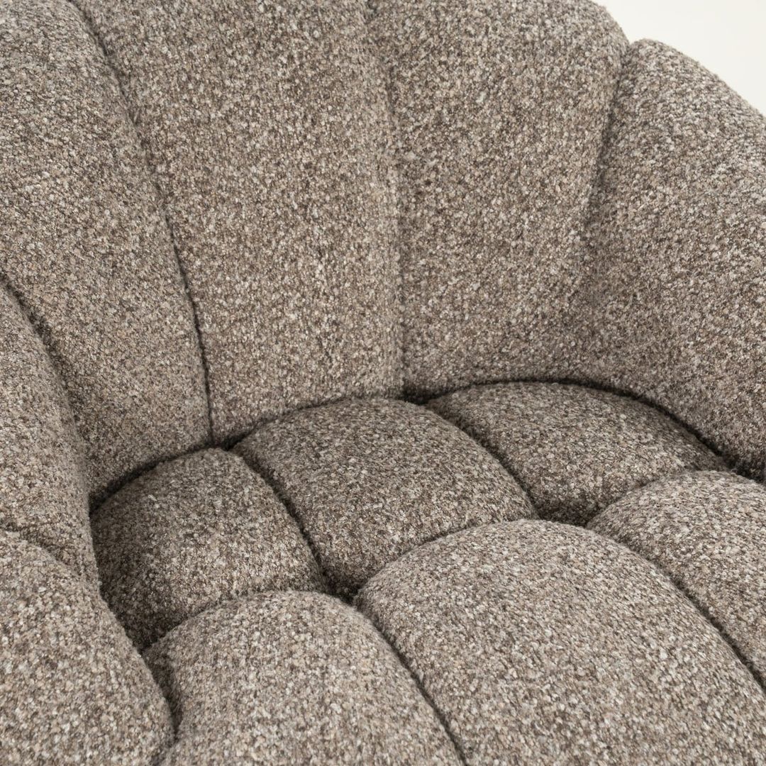 Fauteuil Tina Taupe van Eleonora