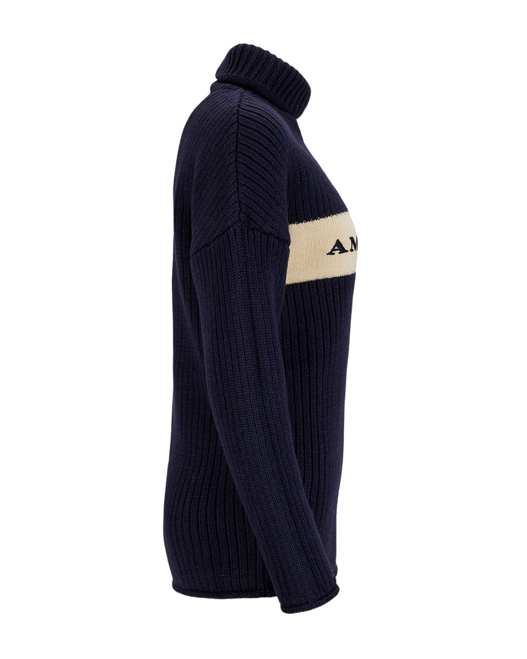 Amundsen Heroes Ski Turtle Neck Womens Faded Navy/Natural