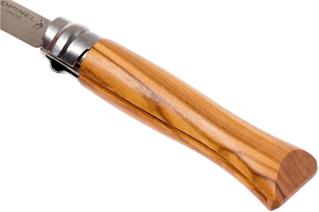 Opinel zakmes No. 6 Luxury Range, RVS, olijfhout