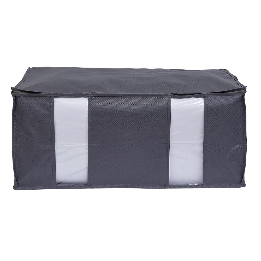 Housse de rangement pour vêtements Gris - L65 x l45 x H27 cm