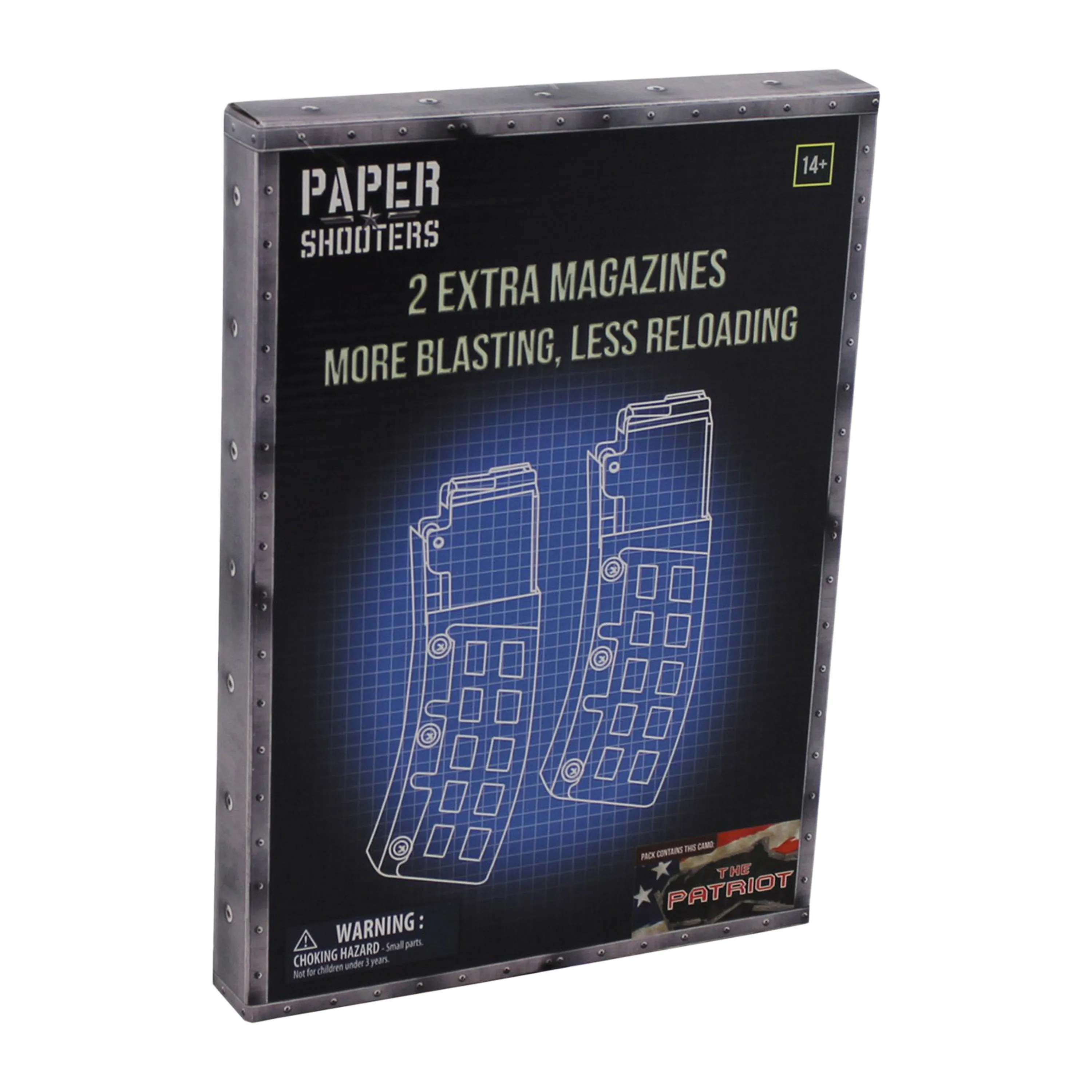 Unbekannt -  Paper Shooters Ersatzmagazin Tactician Patriot 2er Pack