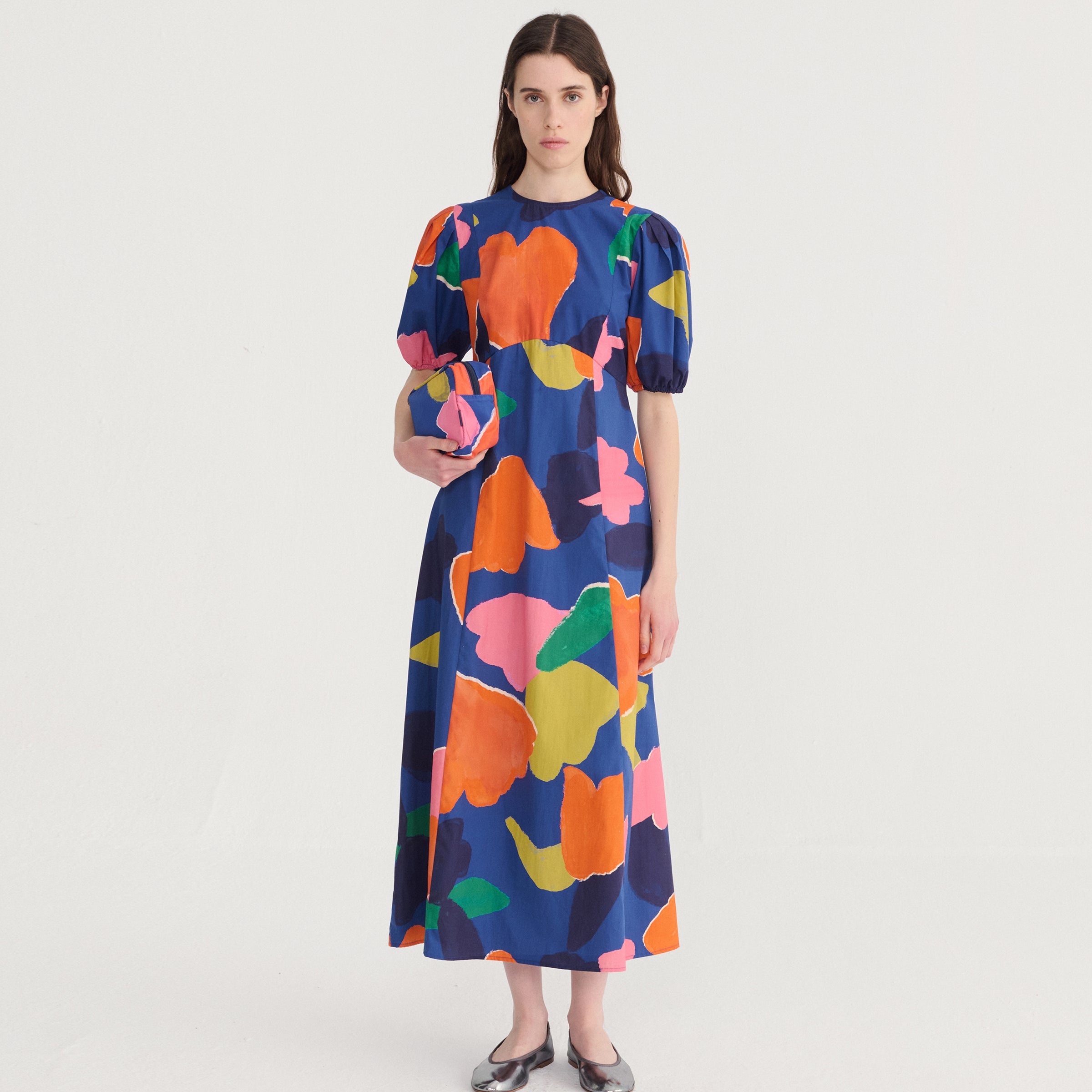 Adult Kleid Blooming Color Multicolor