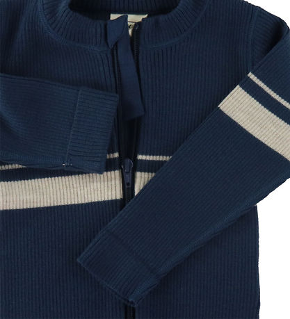 Voksi Cardigan - Wolle - Poppy Blue