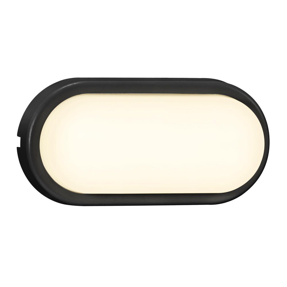 Cuba_Out LED wandlamp in zwart en gebroken wit, 6,5W, 700lm, IP54, vierkant