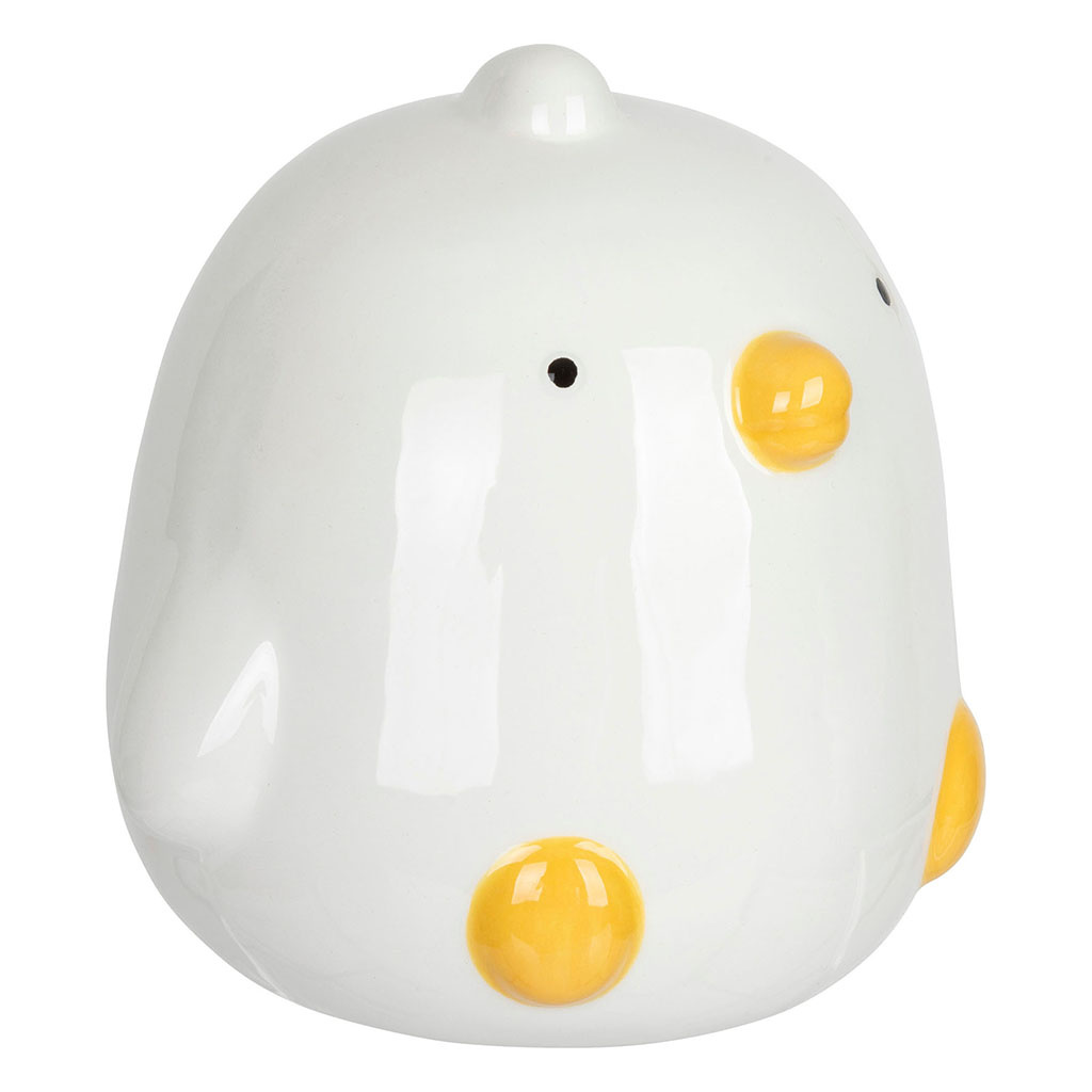 Tirelire poussin dolomite H14 cm