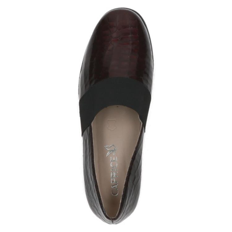 Caprice 9-24351-45 bordo croco pat