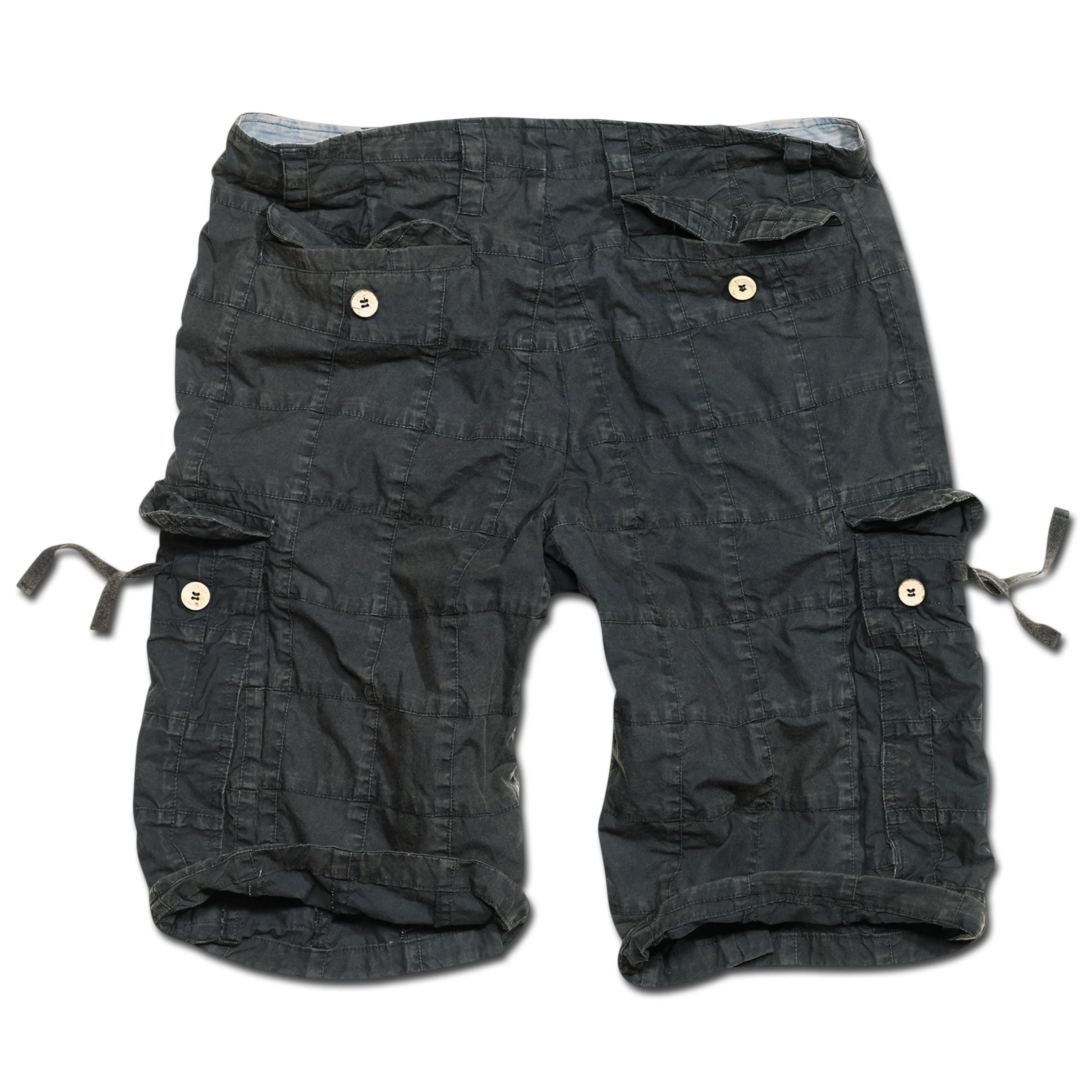 Surplus -  Checkboard Shorts schwarz