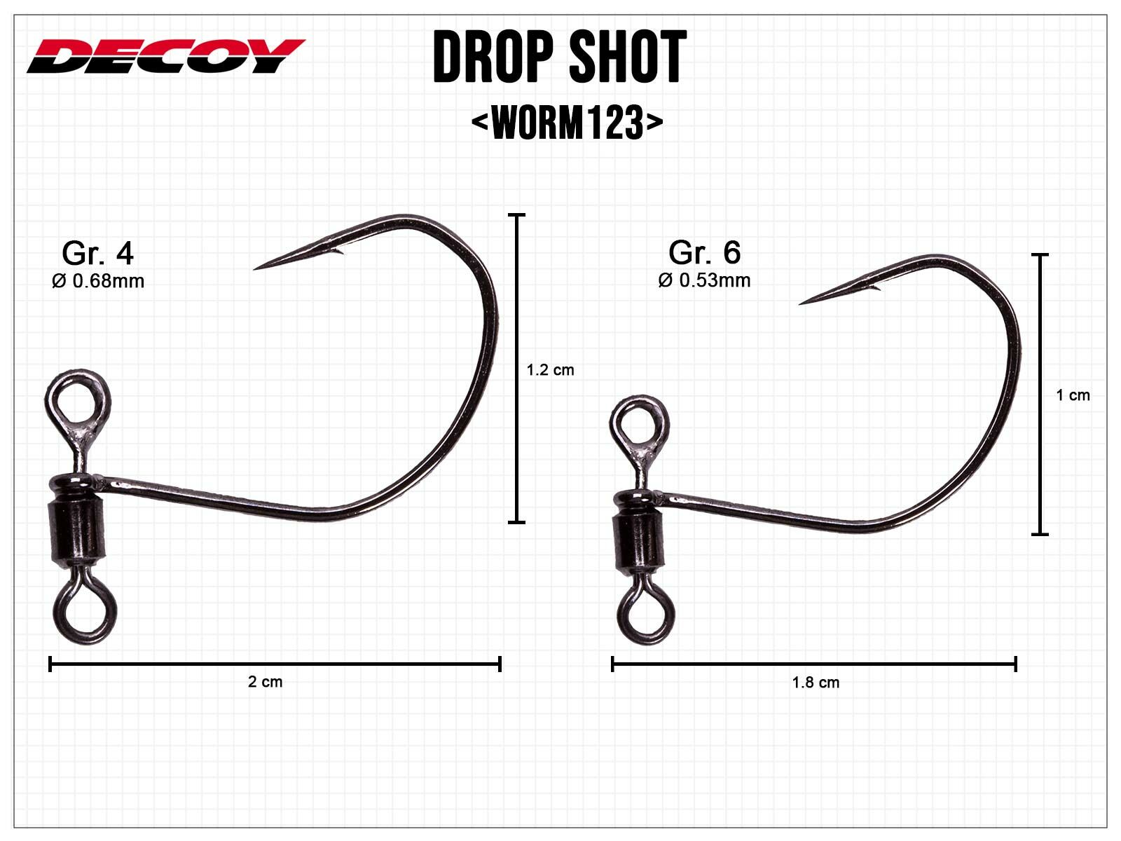 Drop Shot Worm123 (DECOY)