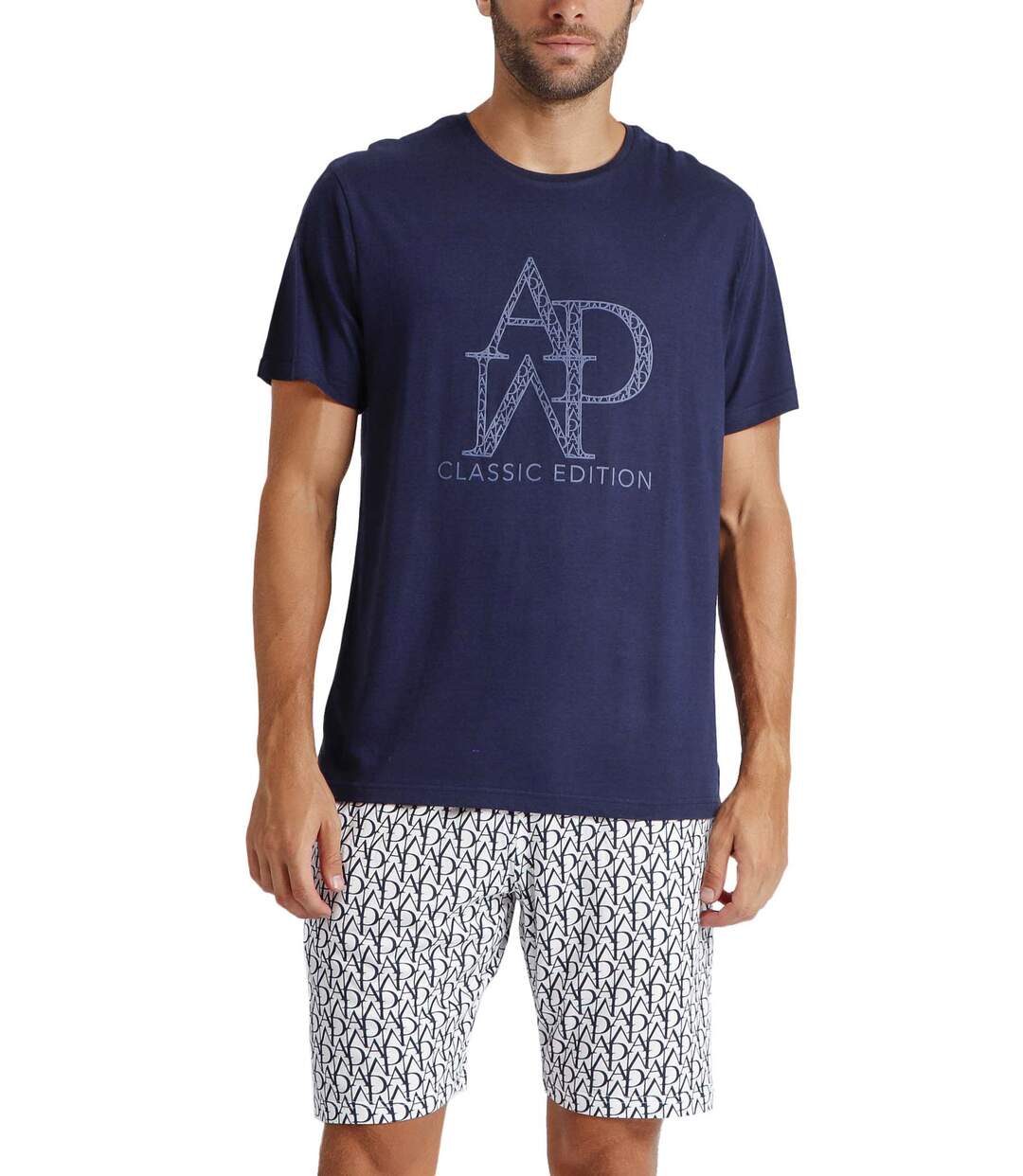 Pyjama short t-shirt Logo Soft Admas