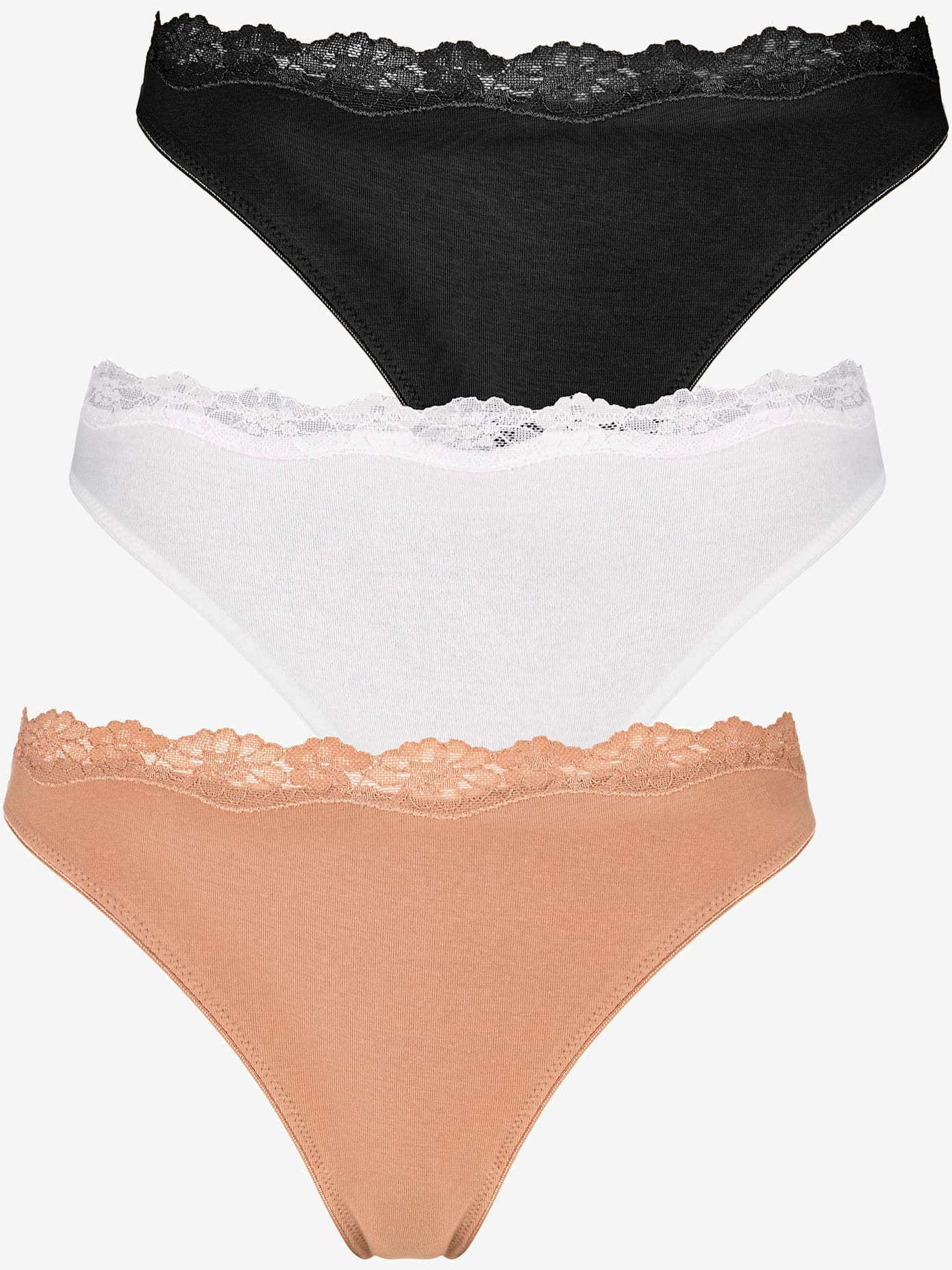 Lot de 3 strings lascana