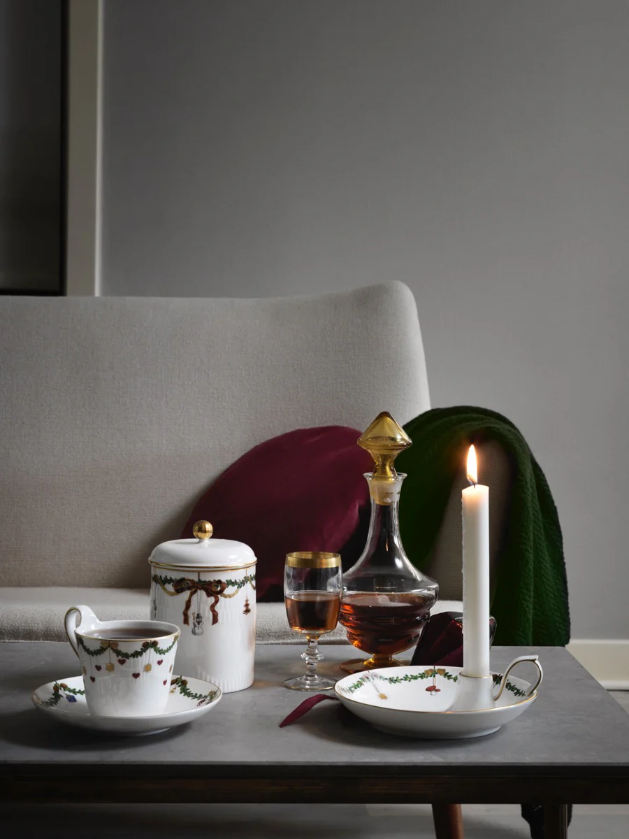 Royal Copenhagen  Stjerne Riflet højhankskop - 33 cl.
