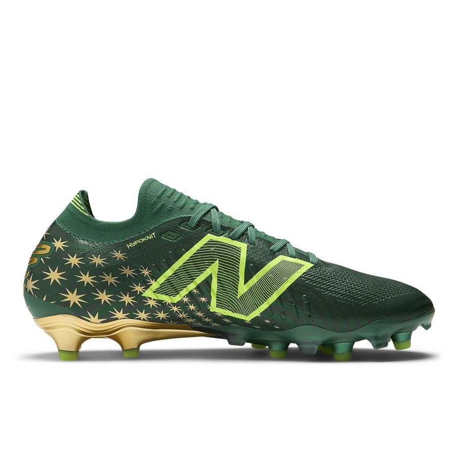 New Balance Tekela V4   Pro Low FG Endrick Irmao - Vert/Doré ÉDITION LIMITÉE