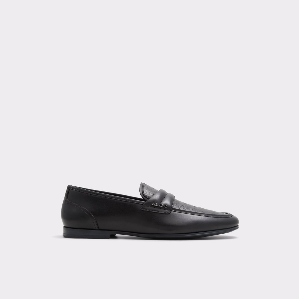 Platinum Black Men Dress Shoes