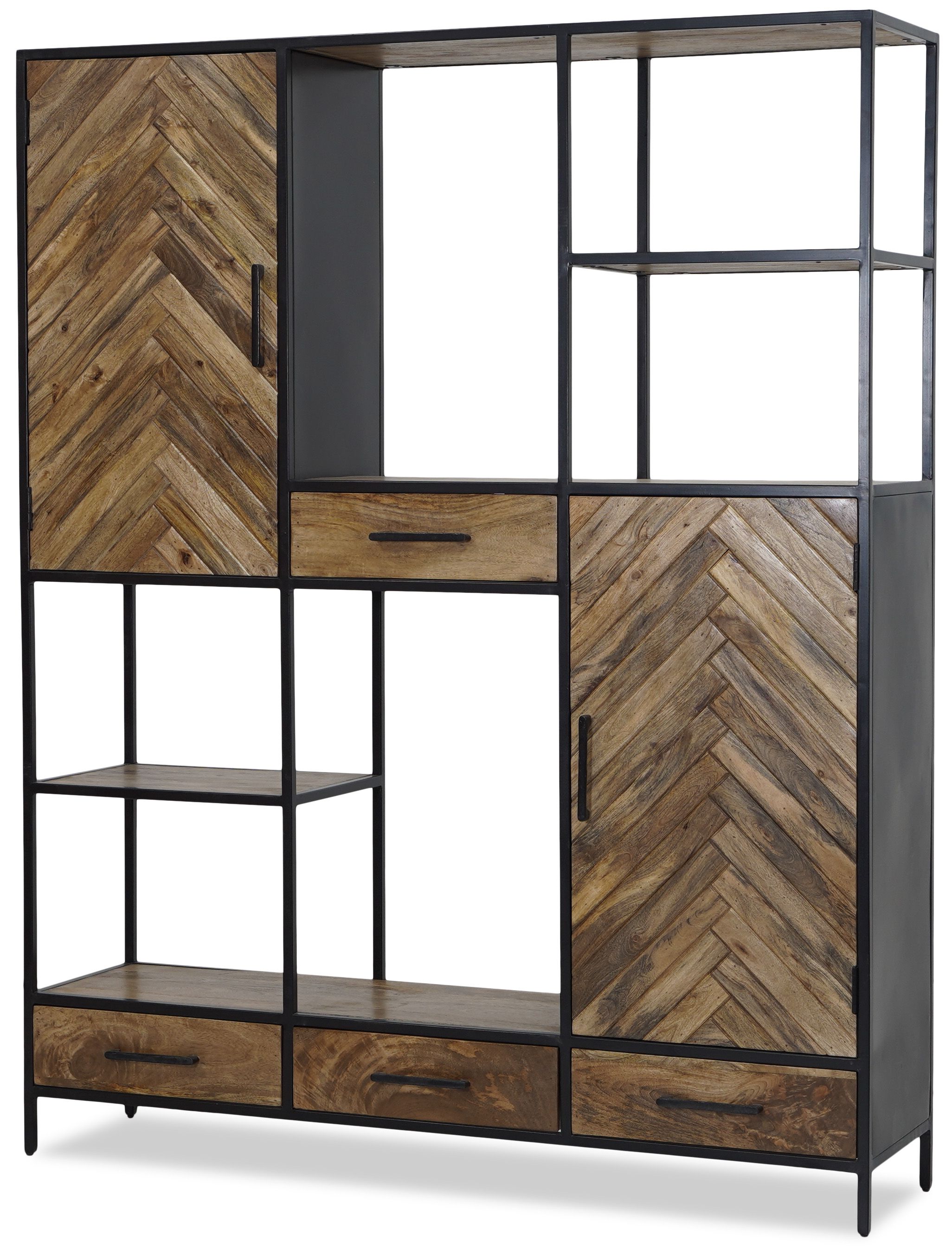 Bergkast Brooklyn B160 x D40 x H200 cm