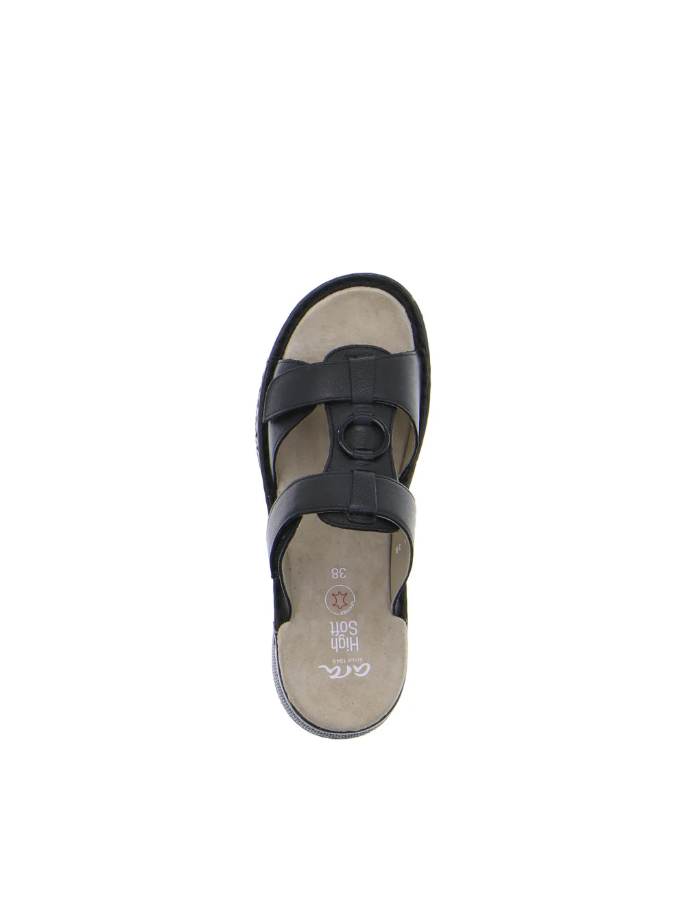Pantolette Hawaii schwarz