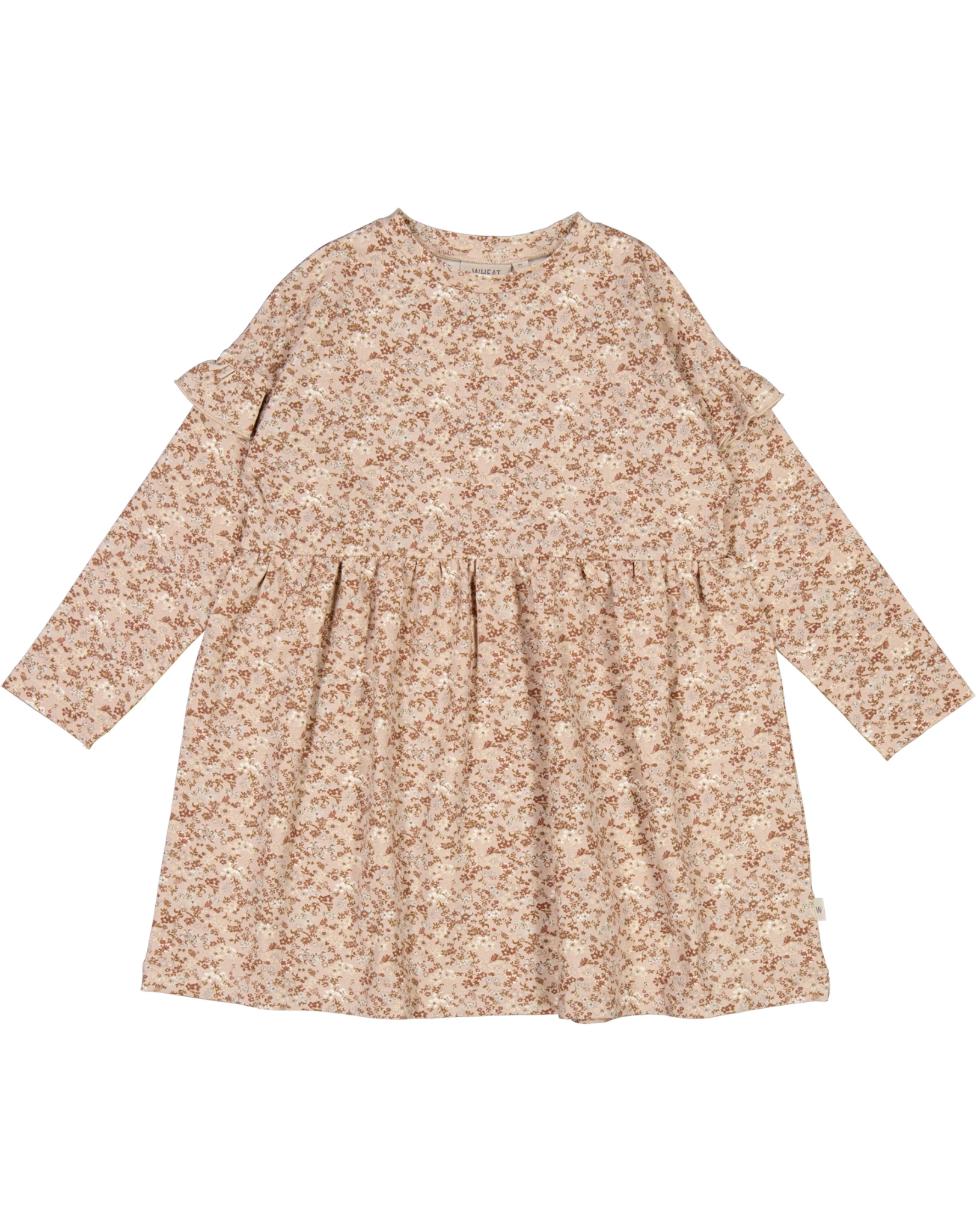 Langarm-Kleid LILJA in pale lilac flowers