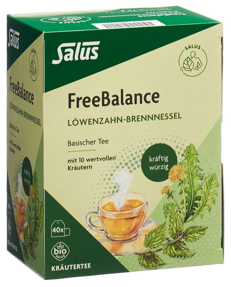 SALUS FreeBalance Löwenzahn-Brennnessel Tee Tees Bio Btl 40 Stk