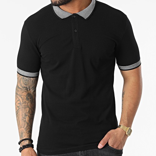 Polo Manches Courtes JP-847 Noir