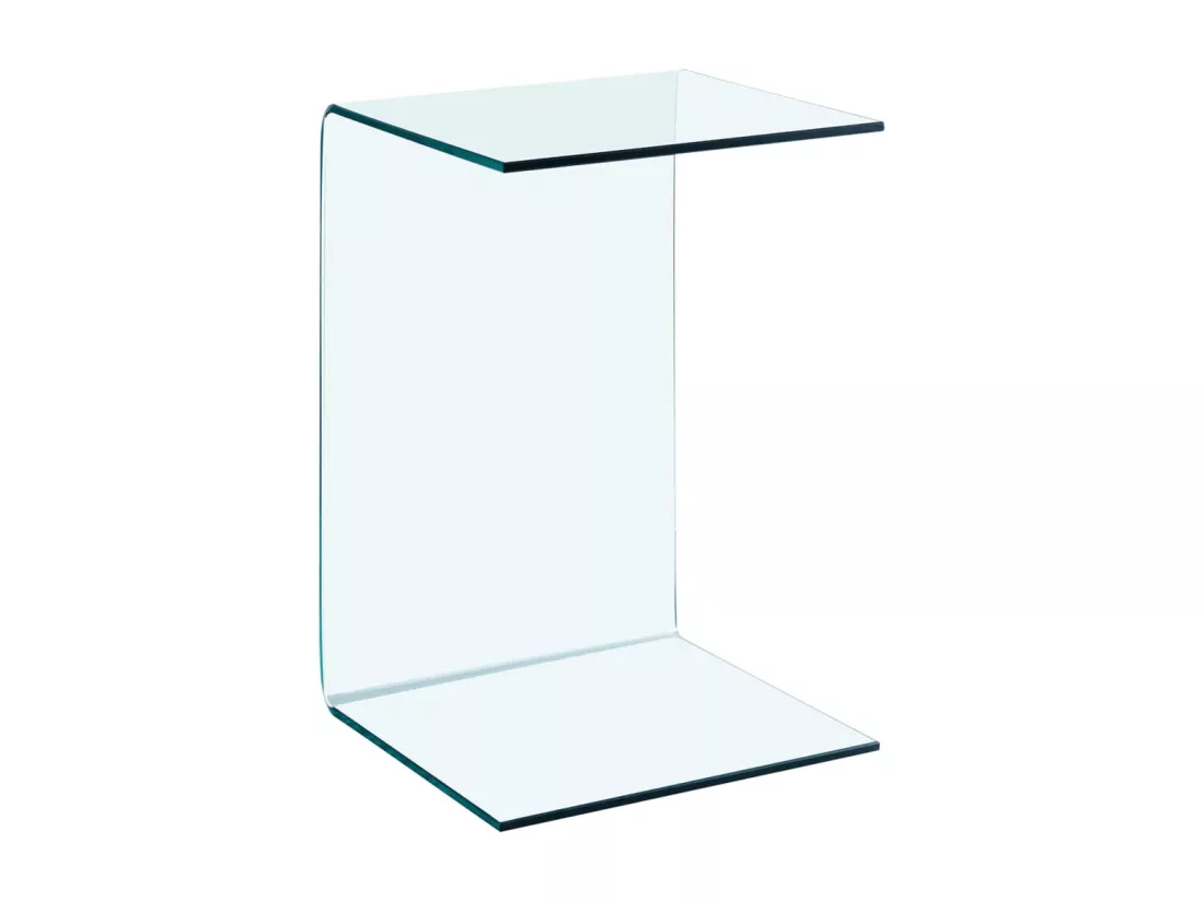 Table d'appoint 40x40x60 cm Verre trempé