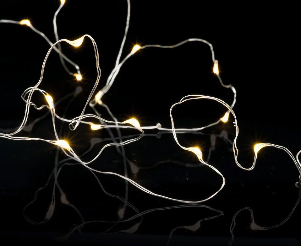 VANESSA Guirlande lumineuse - Silber / B: 500 cm