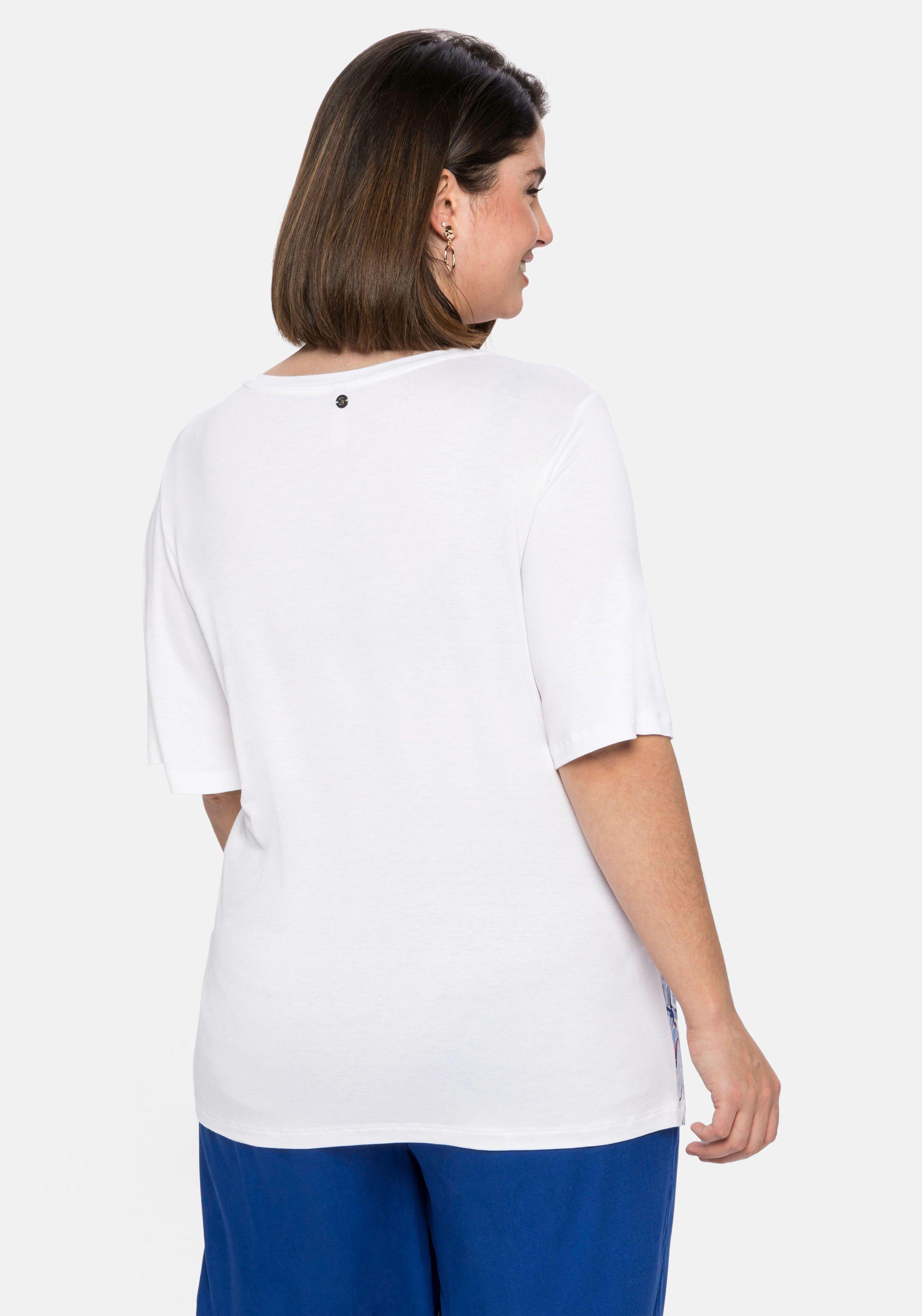 Shirt mit Frontdruck und Flügelärmeln