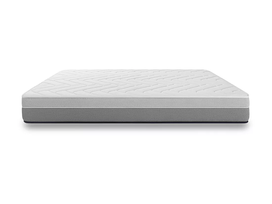 Matelas Wooly Original 140x200 cm - Hybride - Ressorts ensachés - Laine - Latex - Mousse mémoire adaptative - HR - Confort mi-Ferme 7 Zones - 24 cm