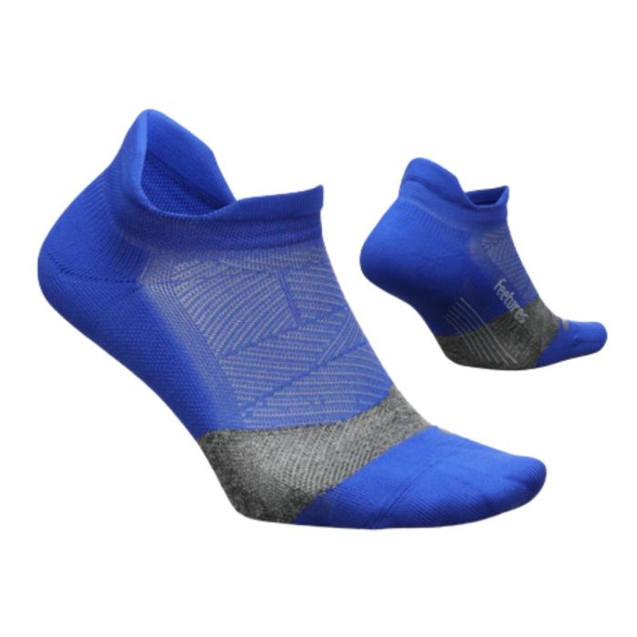 Feetures Herre Strømper Elite Ultra Light No Show Tab Solid Blå