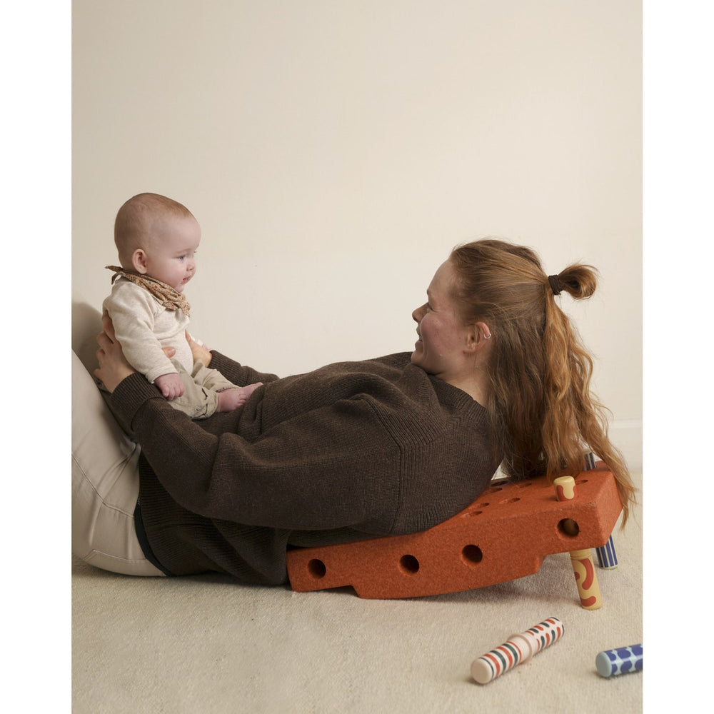 Køb MODU Baby Motoriksæt Burnt Orange / Dusty Green | Luksusbaby