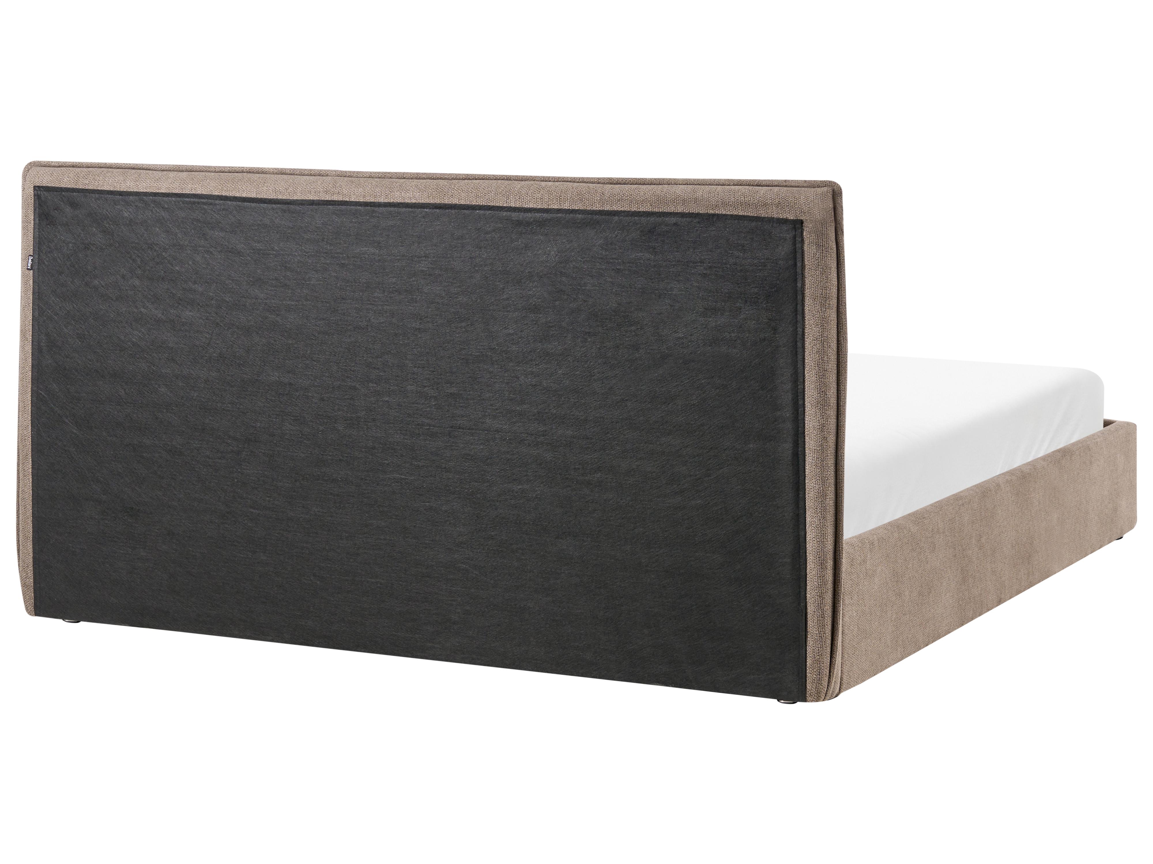 Bed met opbergruimte Stof TARASCON 180 x 200 cm Taupe