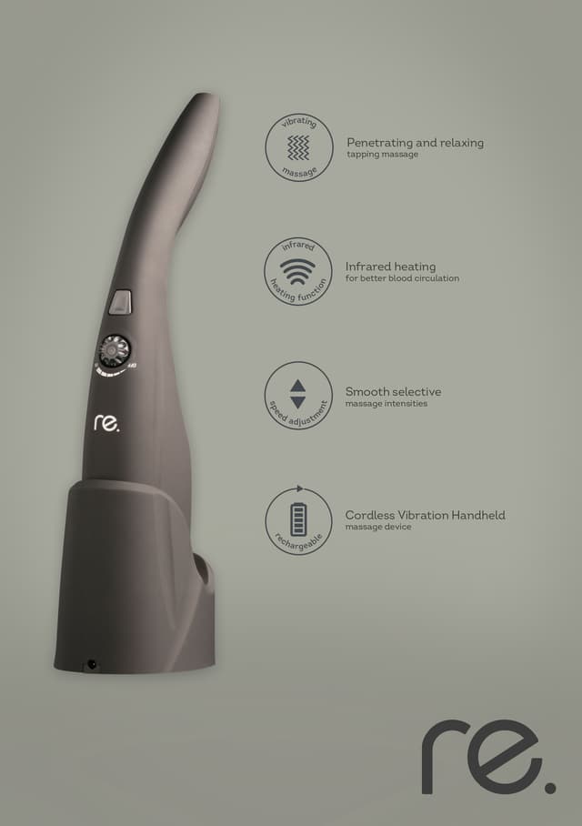 re. genopladelig massagehammer