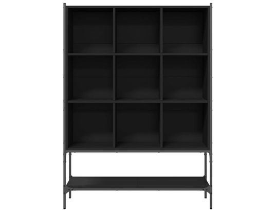 VIDAXL - Bibliothèque noir 102x30x141,5 cm bois d'ingénierie