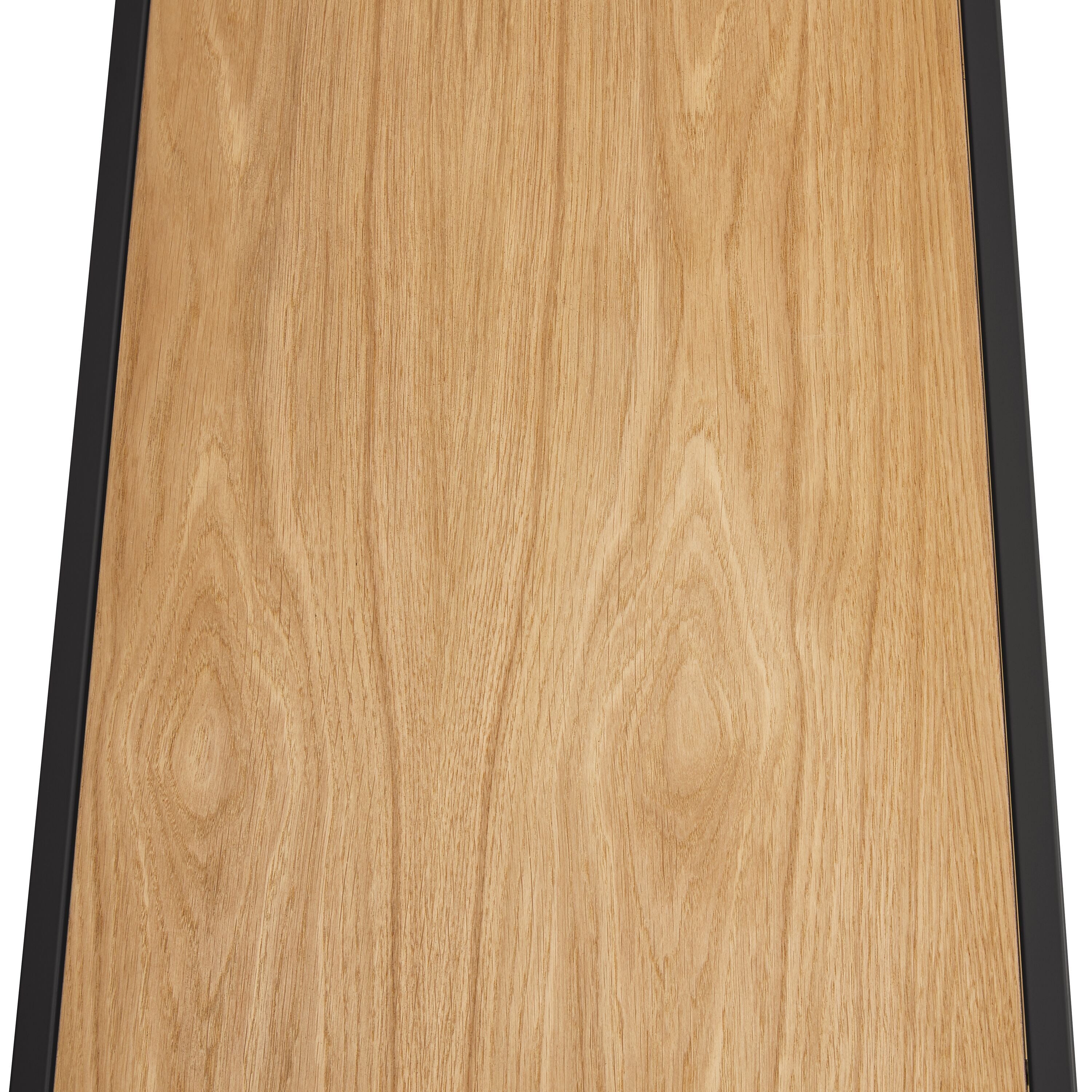 SEVEN Highboard - Eiche furniert / B: 93.2 cm x T: 39.0 cm x H: 116.0 cm