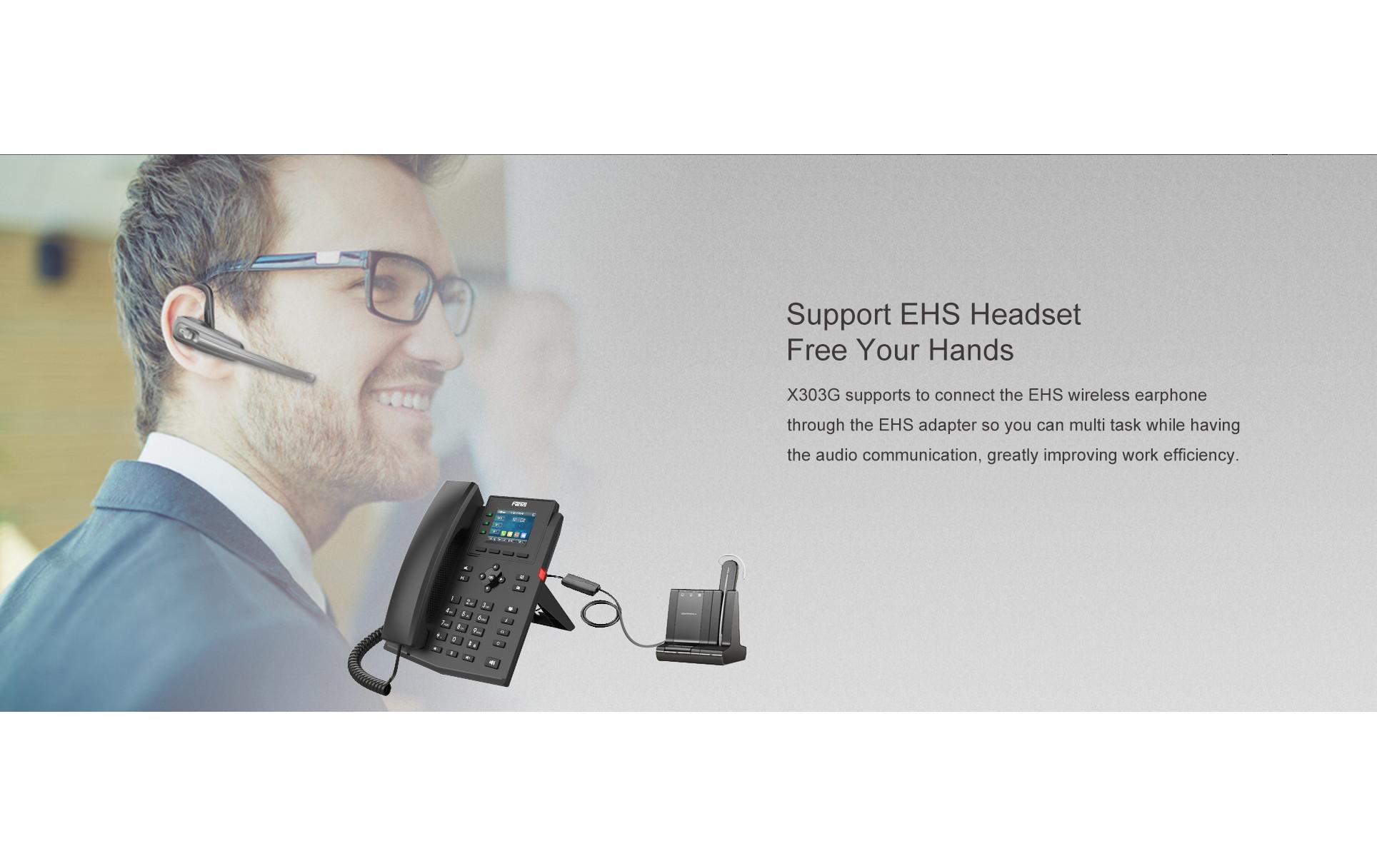 Tischtelefon X303G SchwarzX303G IP-Telefon der Einstiegsklasse