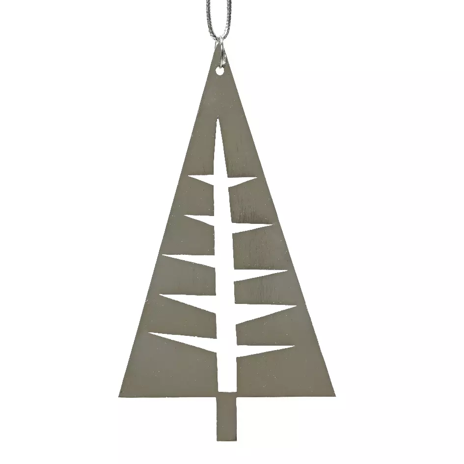 Sapin de Noël (H12 cm) Ophée Argent Métal