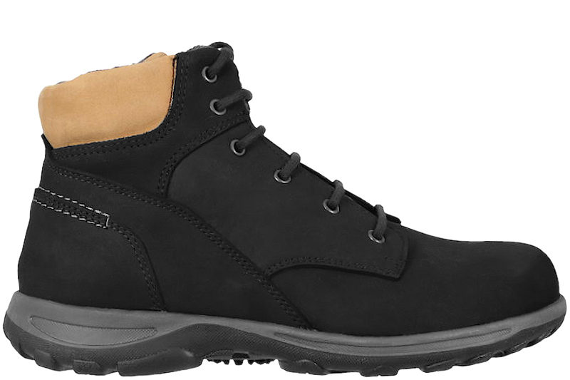 NEW FEET VINTERSTØVLE I SORT OLIERET SKIND