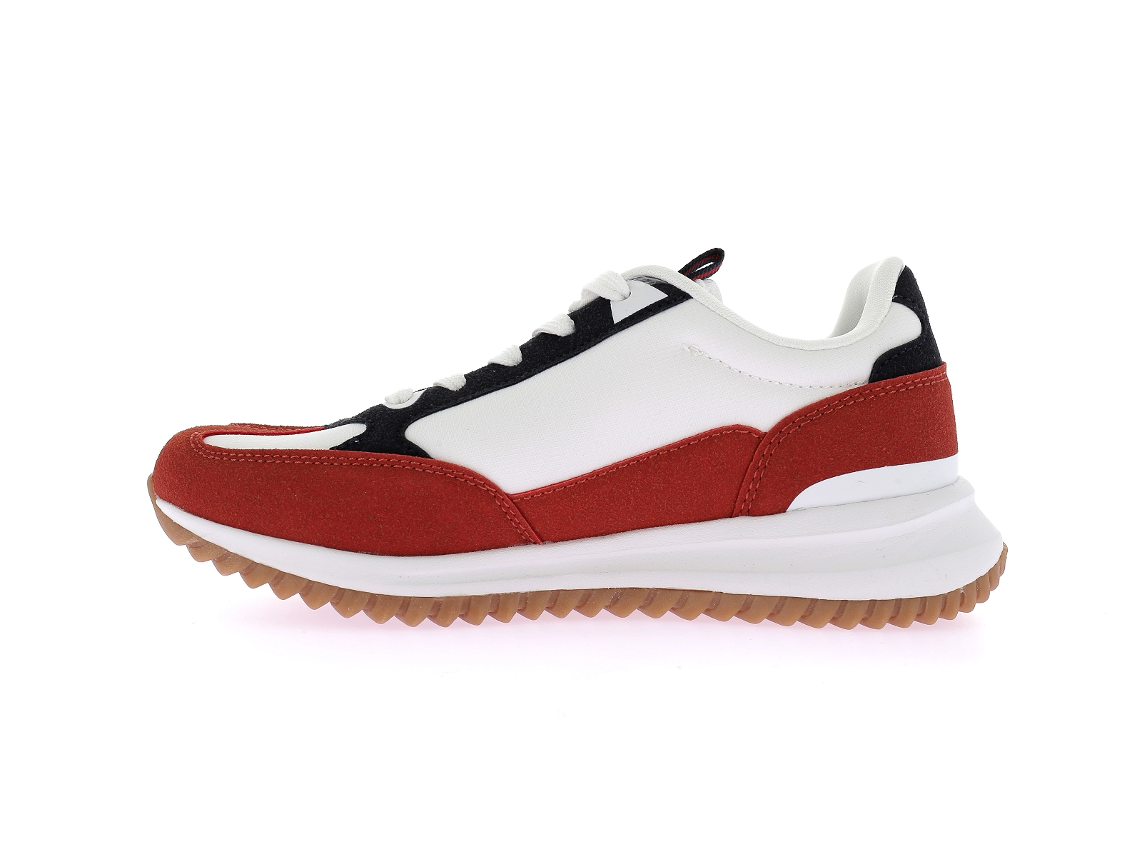 Kappa-ARKLOW JR LACE Matières combinées Blanc Rouge