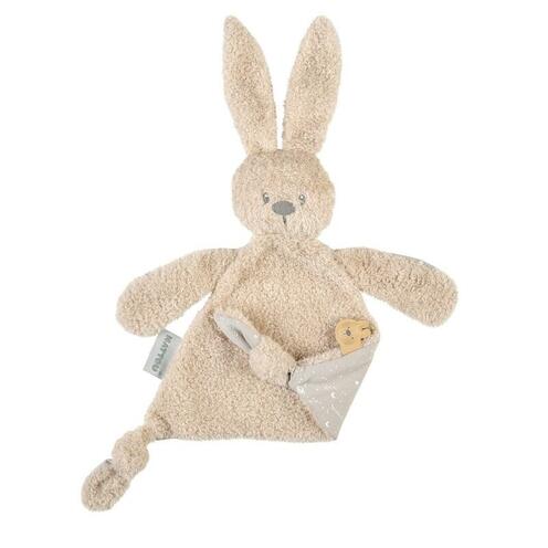 Doudou Lapidou Teddy triangle Glow avec motif imprimé sable - NATTOU