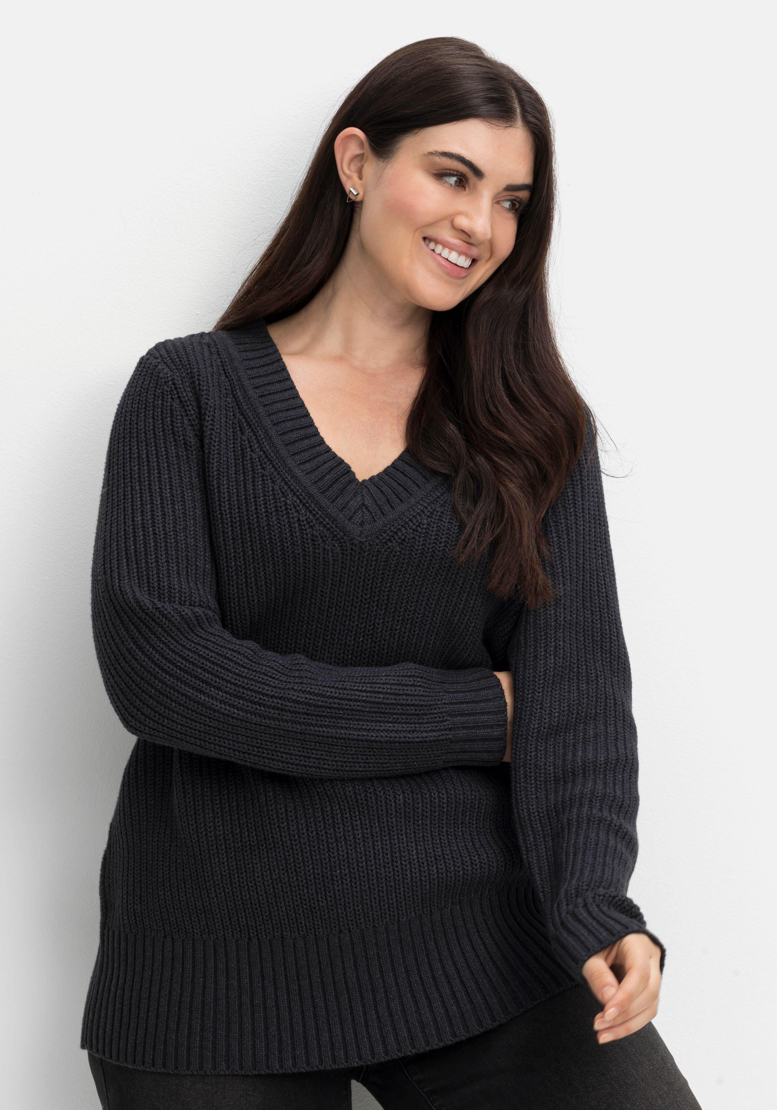 Pullover in Perlfangstruktur, weiche Qualität