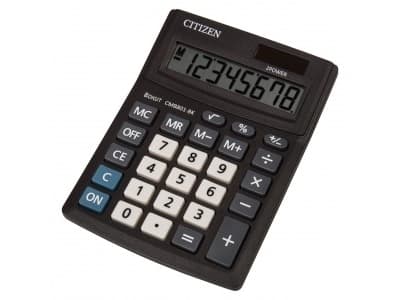 Eleven ELEVEN kalkulator Kontorkalkulator CMB801BK sort