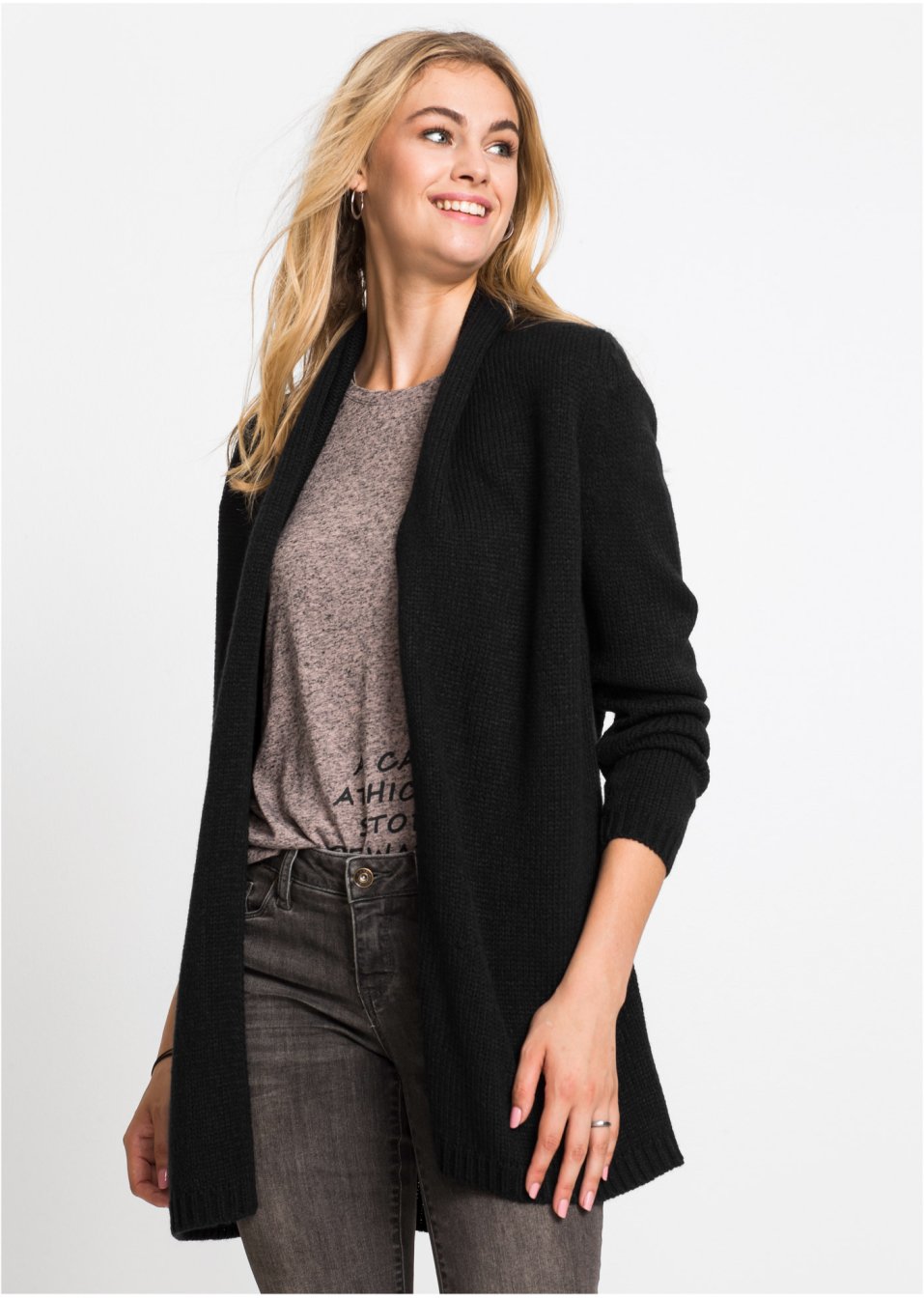 Gilet long en maille