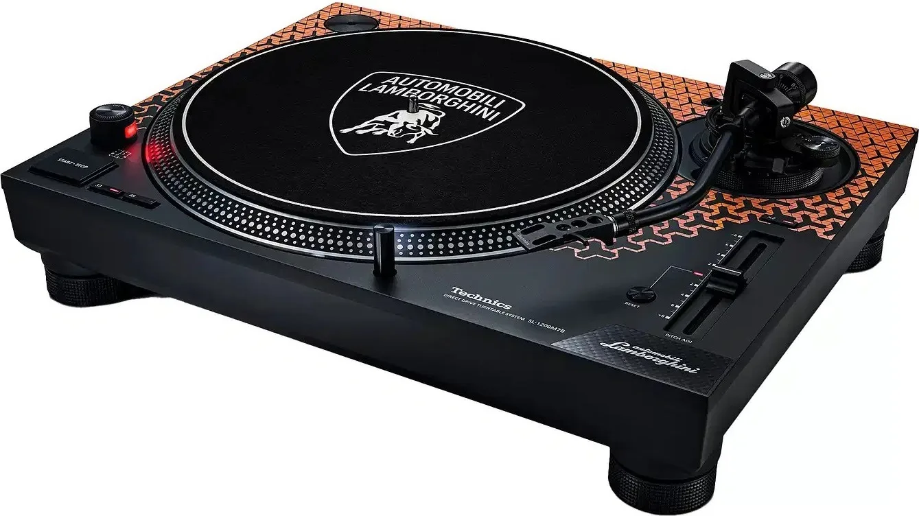 Technics SL-1200M7B Orange Spéciale Edition Lamborghini Platines vinyle hi-fi