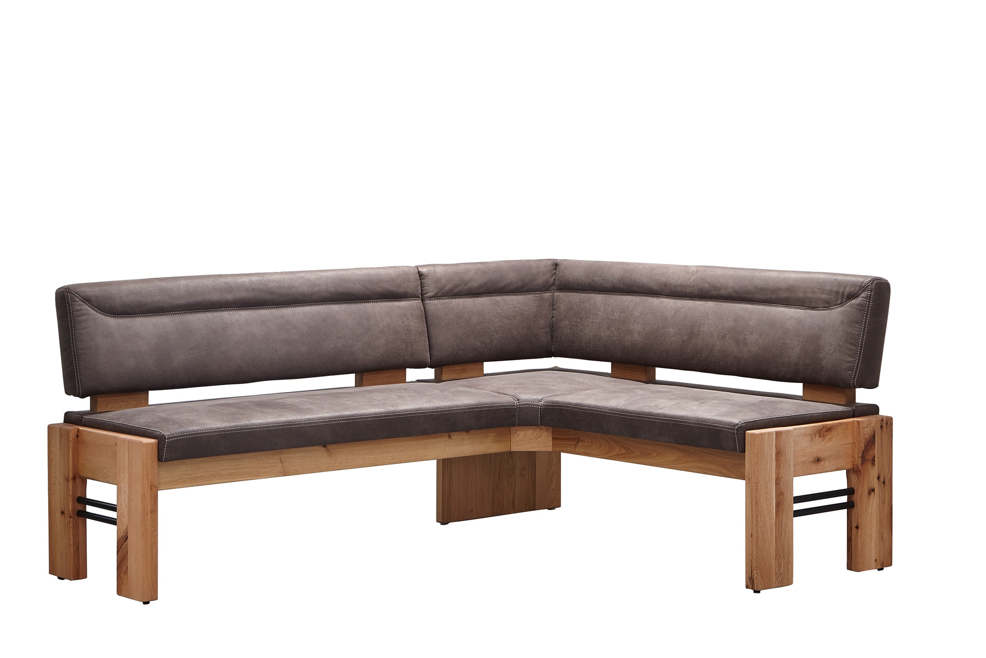 variano Eckbank POPPI Balkeneiche Natur geölt ca. 163 x 203 cm