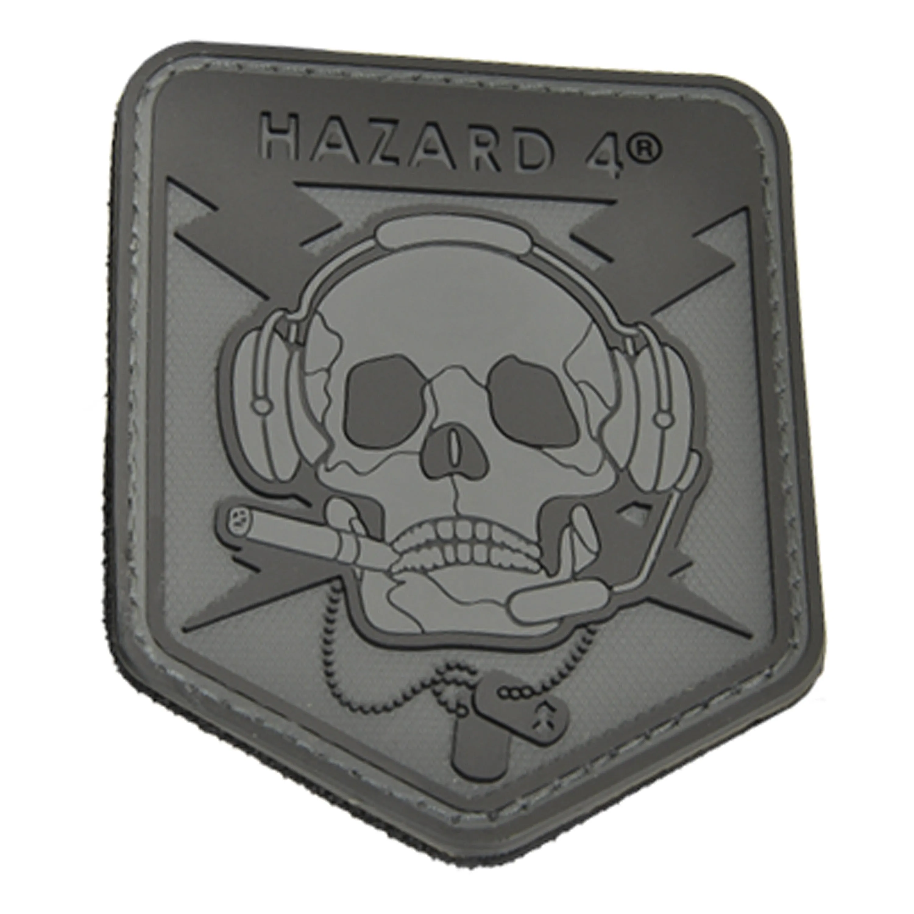 Hazard 4 -  3D-Patch Hazard 4 SpecOp Skull schwarz