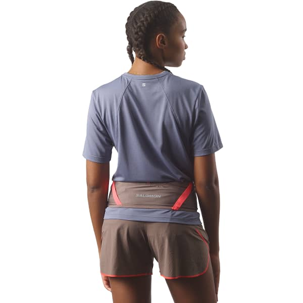 Ceinture porte gourde SALOMON PULSE BELT IRON/NEON FLAME