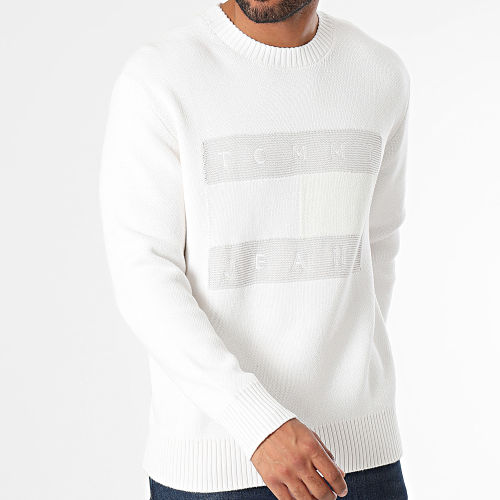 Pull Relax Tonal Flag 7773 Blanc