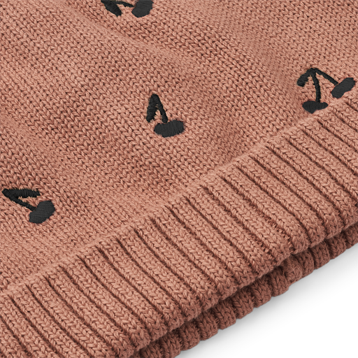 Liewood Aster Beanie, Cherries/Dark Rosetta, 5-6 år
